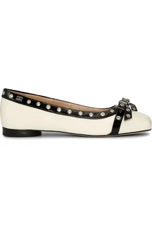 Ganni Ballerines à détail de nœud