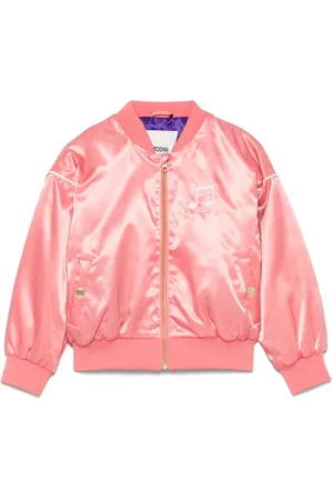 Mini Rodini Veste bomber brodée en satin