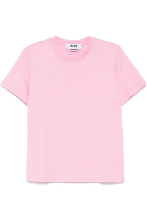 Msgm T-shirt à logo brodé