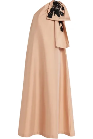 Bernadette Robe longue à fleurs brodées