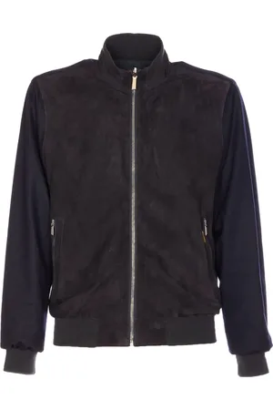 MOORER Veste bomber à fermeture zippée