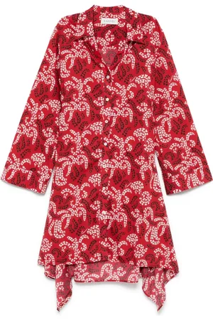 Lanvin Robe mi-longue à imprimé graphique