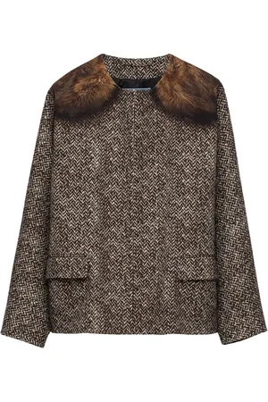 Prada Blazer imprimé à simple boutonnage