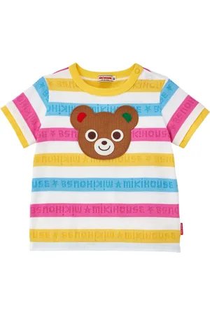 Miki House T-shirt à rayures