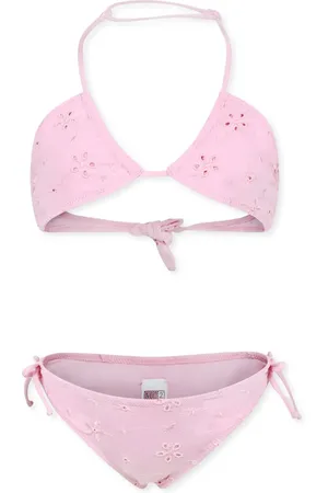 MC2 SAINT BARTH Bikini à fleurs brodées