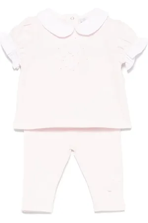 PATACHOU Ensemble haut-pantalon à appliqué papillon