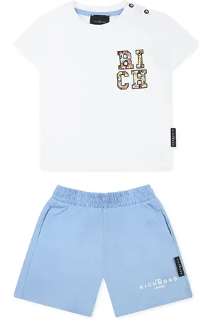John Richmond Ensemble haut-short à logo imprimé