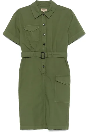 Woolrich Robe-chemise à taille ceinturée