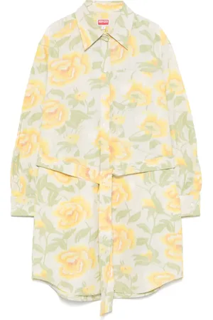 Kenzo Robe courte Peonies