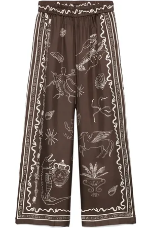 ALÉMAIS Pantalon Sammy en soie