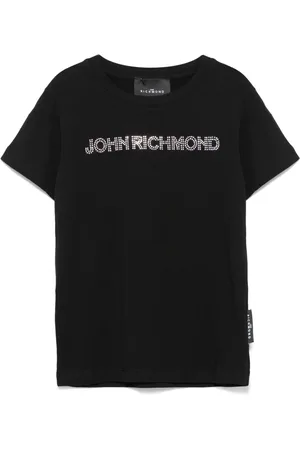 John Richmond T-shirt à logo orné de cristal
