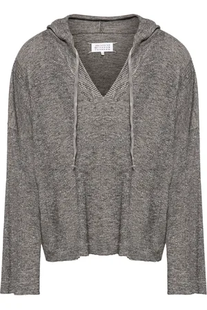 Maison Margiela Hoodie en maille à col v