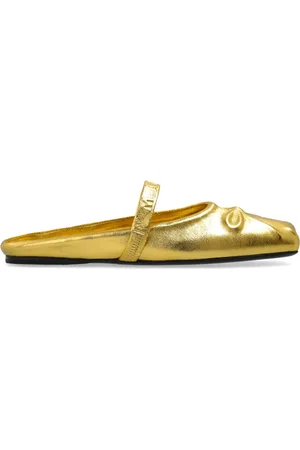 Marni Ballerines à effet métallisé