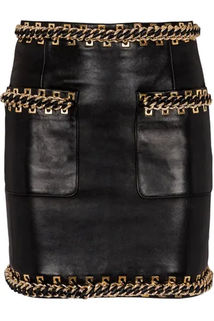 Balmain Minijupe à détail de chaîne