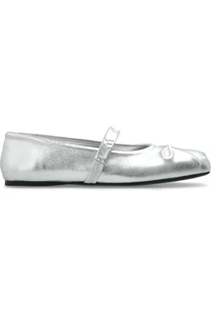 Marni Ballerines à effet métallisé