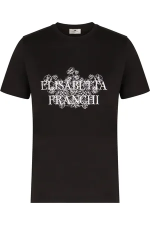 Elisabetta Franchi T-shirt à logo brodé