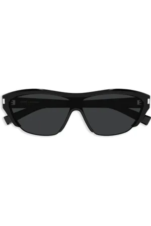Saint Laurent Lunettes de soleil à logo imprimé