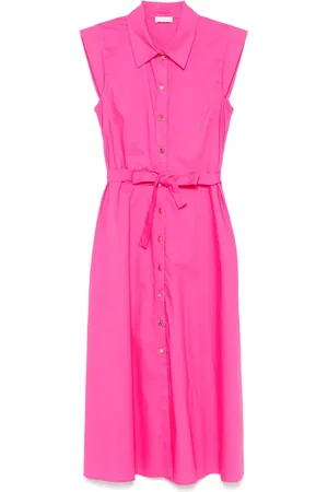 Liu Jo Robe en coton à coupe mi-longue