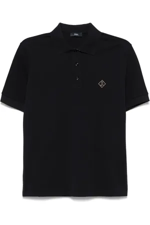 HERNO Polo à logo brodé