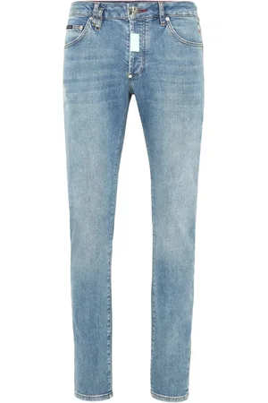 Philipp Plein Jean à appliqué Hexagon