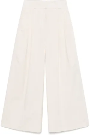 PESERICO SIGN Pantalon en popeline à taille élastiquée