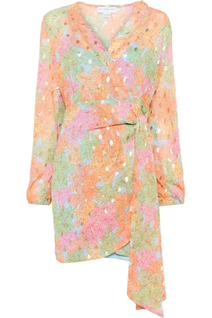 Never Fully Dressed Robe portefeuille à fleurs