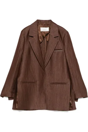 PESERICO SIGN Blazer à effet froissé