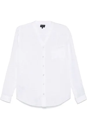 Giorgio Armani Chemise à effet plissé