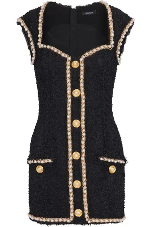 Balmain Robe à ornements de perles