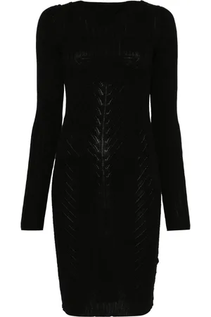 Rick Owens Robe en maille à coupe courte
