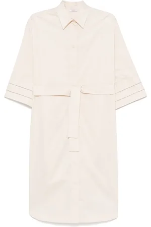 PESERICO SIGN Robe-chemise à détail de chaîne Punto Luce