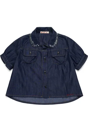 Marni T-shirt à ornements strassés