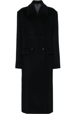 Totême Manteau Broad à boutonnière croisée