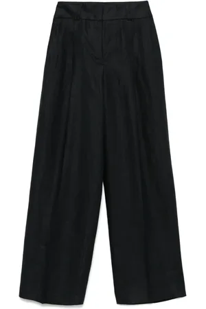 PESERICO SIGN Pantalon palazzo en lin