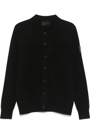 Simone Rocha Cardigan à fleurs en cristal