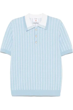 Casablanca Polo à motif monogrammé