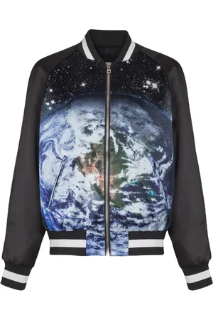 Balmain Veste teddy Earth & Stars