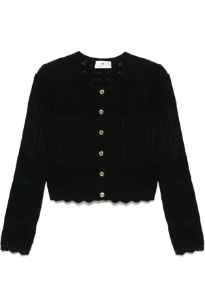 Elisabetta Franchi Cardigan en maille pointelle