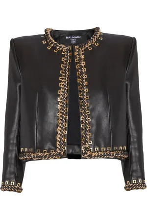 Balmain Veste à détail de chaîne