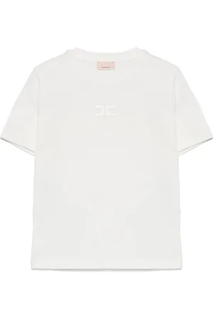 Elisabetta Franchi T-shirt à logo brodé