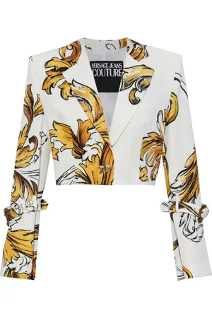 VERSACE Blazer à imprimé baroque