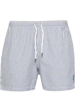 Maison Labiche Short de bain rayé Lobster
