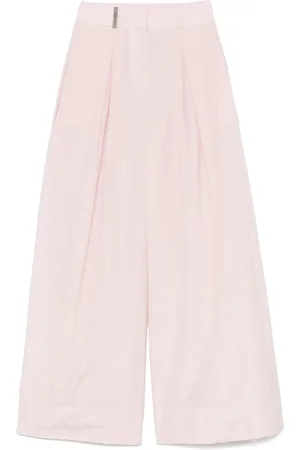 PESERICO SIGN Pantalon palazzo en popeline