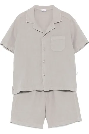 Il gufo Ensemble-short en lin