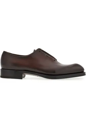 Salvatore Ferragamo Chaussures oxford en cuir à bout en amande