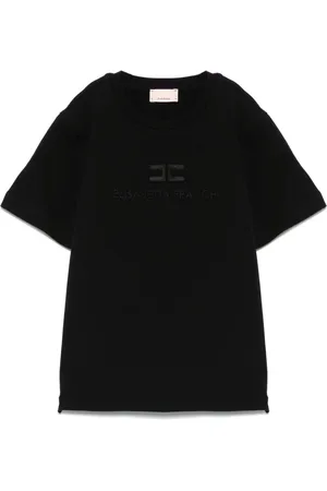 Elisabetta Franchi T-shirt à logo brodé