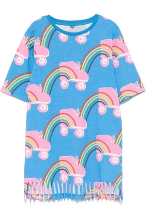 Stella McCartney Robe à imprimé skates