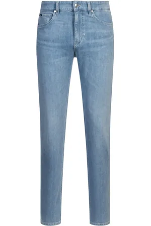 HUGO BOSS Jean droit à patch logo