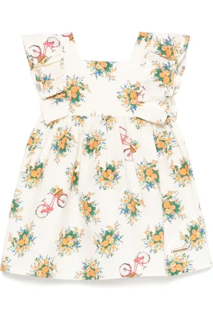 Moschino Robe à fleurs imprimées