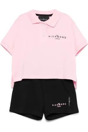 John Richmond Ensemble polo-short à logo imprimé